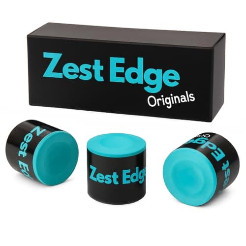 Image of ZEST EDGE 3pc Snooker Chalk for Snooker Cues - 3 x Round Pool Chalk Green for Pool Cue Tips - Pack of 3 Billiard Table Accessories for Cue Tips, Billiard Gifts for Men and Women
