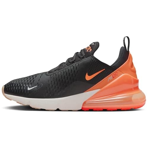 Image of NIKE Air Max 270 Men's Trainers AH8050 (Black/Total Orange 030) UK 8.5 (EU 43)