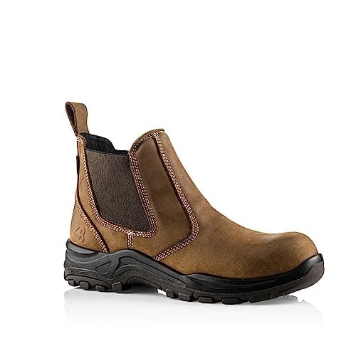 Image of Buckler DEALERZ Lightweight Waterproof Safety Dealer Boot - Dark Brown - Metal Free (uk_footwear_size_system, adult, men, numeric, wide, numeric_10)