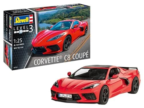 Image of Revell 07714 Corvette C8 Coupé 1:24 Scale Unbuilt/Unpainted Plastic Model Kit