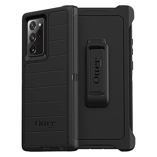 Image of OtterBox Defender Series Screenless Edition Case for Samsung Galaxy Note 20 Ultra 5G (Holster Clip, Microbial Defense Protection) - Non-Retail Packaging, Black