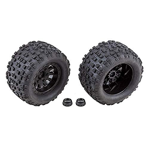 Image of Team Associated Rival Mt10 Blk Method Wheels/Tyres Mounted - AS25841