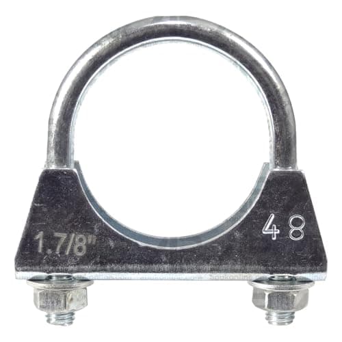 Image of Exhaust Silencer Clamp 48mm 1 7/8" M8 Replacement for Long 510 550 560 610 2260 2310 Tractor