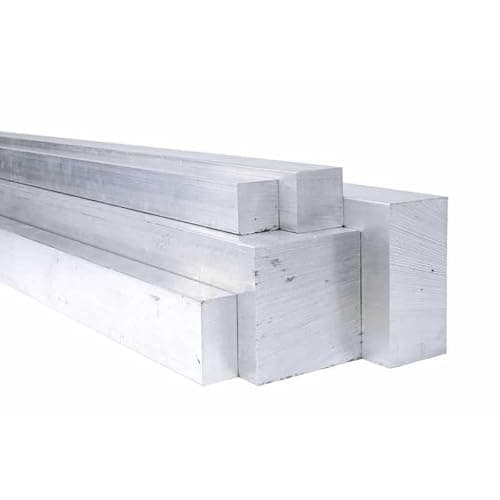 Image of Aluminium Square Bar 10 x 10 mm Alloy 6061 (AlMg1SiCu) 3.2211 0.75 m