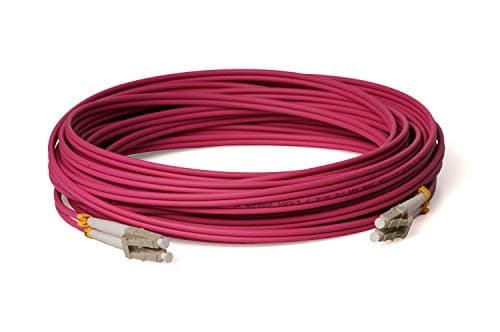 Image of CONBIC® - 15m Fibre Optic Cable OM4 - LC to LC Male Duplex 50/125 Patch Cable