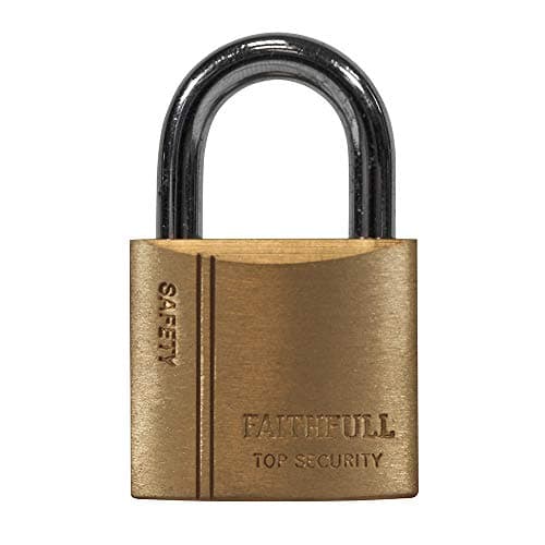 Image of Faithfull FAIPLB30 Brass Padlocks 30mm 3 Keys