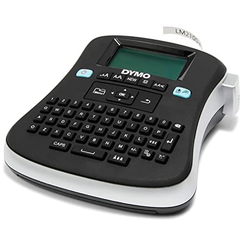 Image of DYMO LabelManager 210D Label Maker | Desktop Label Printer | Portable Label Maker with QWERTY Keyboard | Large Display & One-Touch Smart Keys | For Home & Office