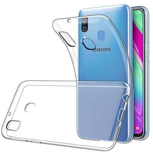 Image of Simpeak Case Compatible with Samsung A40, Clear Protective Phone Case cover Replacement for Samsung Galaxy A40, Case Shockproof Silicone thin Soft TPU Gel Cover Slim