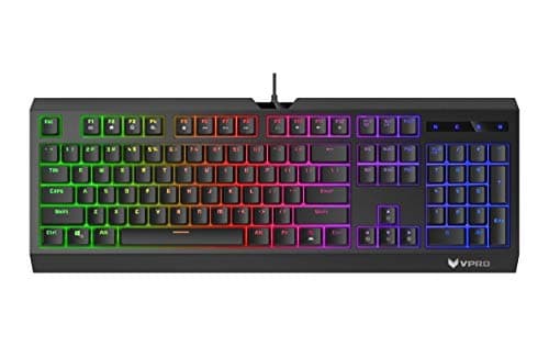 Image of Rapoo V52S Gaming Backlit Membrane Keyboard - Black (QWERTY)