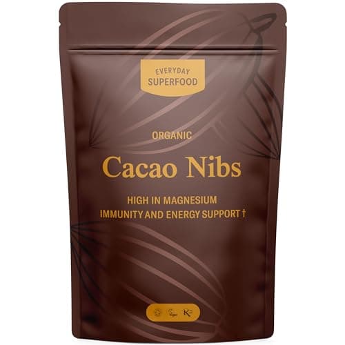 Image of Everyday Superfood Organic Cacao Nibs 190g | Lab-Tested for Heavy Metals | Premium Peruvian Raw Cocoa