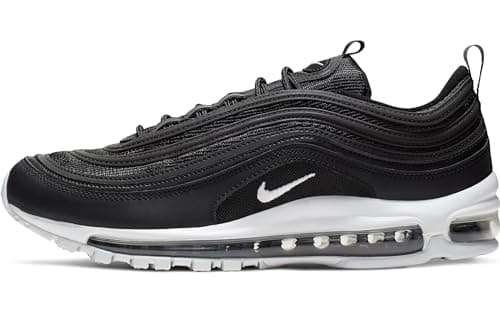 Image of NIKE Men's Nike Air Max 97 Running Shoes, Black Black White 001, 12 UK