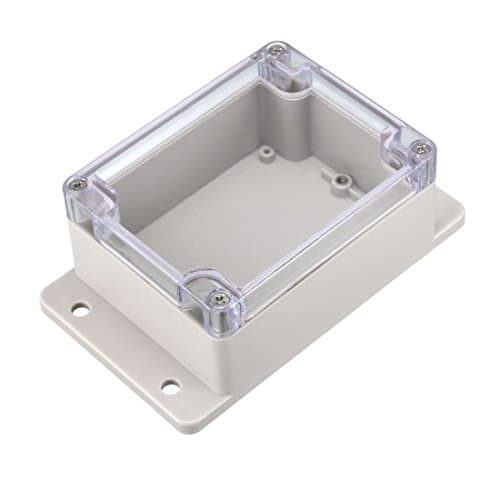 Image of sourcing map 115 x 90 x 55mm Electronic ABS Plastic DIY Junction Box Enclosure Case W Clear Cover