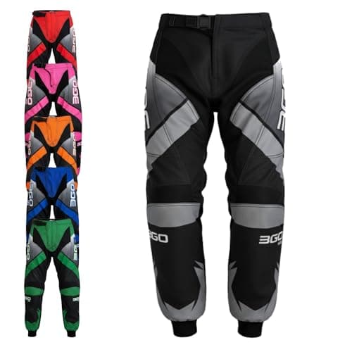 Image of 3GO Kids MX Motorbike Motocross Trouser - Junior Off Road MX Pants for Quad ATV, Motorbike Motorcycle Quad Pit Dirt-Bike Off Road Kart ATV Child MTB BMX1 - Motocross Kids MX Sports Racing Trouser