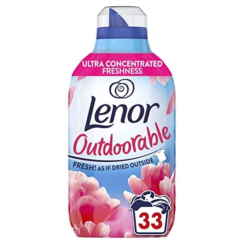 Image of Lenor Outdoorable Fabric Conditioner Pink Blossom 33 Washes, 462 ml - Ultra Concentrated Freshness- 100 percent Recycled Bottle