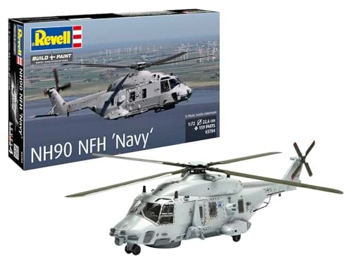 Image of Revell 03784 NH90 NFH Navy 1:72 Scale - Unbuilt/Unpainted Plastic Model Kit