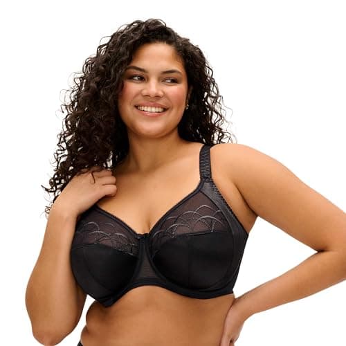 Image of Elomi Women's Cate Underwire Full Cup Banded Bra Coverage,Black,36G