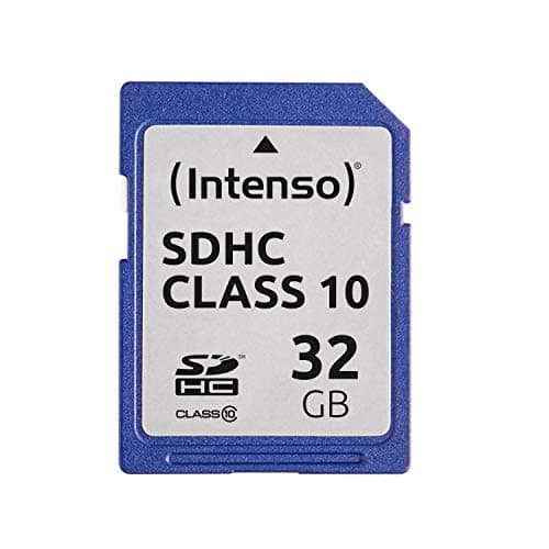 Image of Intenso SDHC Memory Card, Class 10, 32 GB, Blue
