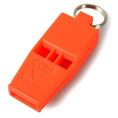 Image of ACME - Slimline Tornado 636 Whistle - Suitable for Open or Noisy Envinroments - Flat Dual-Chamber Design - High-Pitch Loud Sound - Compact Signalling - Self Defence, Sports and Outdoors Whistle