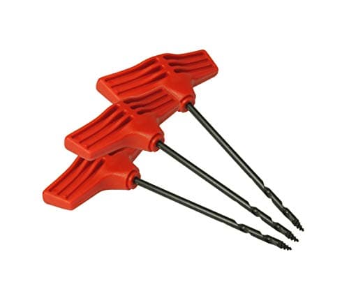Image of Linic UK Made Set of 3, 3mm Twist Gimlet Screw Awl Wood Boring Hole Making (W8048). Free UK Postage.
