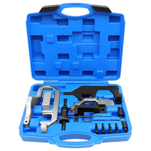 Image of ZKTOOL Engine Timing Locking Tool Kit Compatible for BMW Mini Cooper R55 R56 R57 R60 N12 N13 N14 N16 N18 1.4 1.6, OEM 117440 119340 119590, Camshaft and Crankshaft Alignment Setting Tool Set