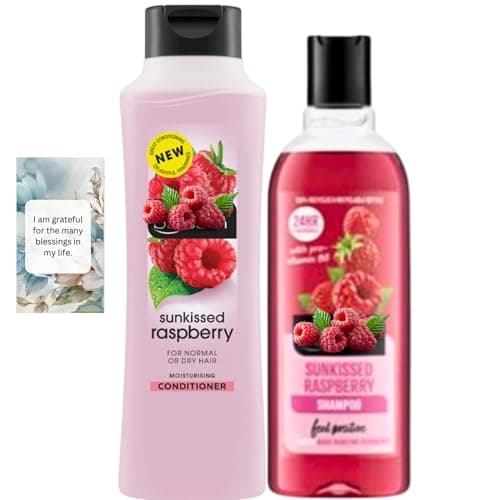 Image of Shampoo and Conditioner Bundle With Aberto Balsam Conditioner Raspberry (2 Mixed Pack)