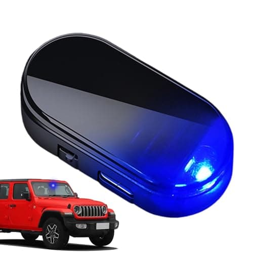 Image of Anti Theft Car Solar Light - Flashing LED Alarm with High Visibility, Solar Powered Vehicle Warning Device for Cars Trucks SUVs, Prevents Theft forPortable Security Solution