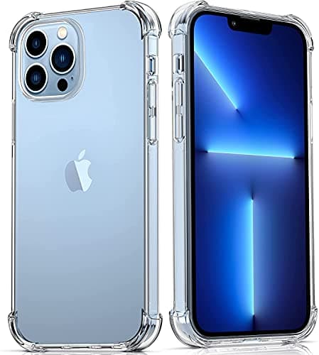 Image of TWICK- Transparent, Clear, Shockproof Case For Apple iPhone 13 Mini - Soft Gel, Anti Scratch, Quality Item (iPhone 13 Mini)