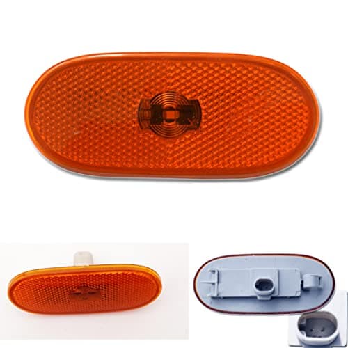Image of The Wing Mirror Company Mercedes Sprinter Side Amber Orange Marker Lens Light Reflector LED 2013-2018