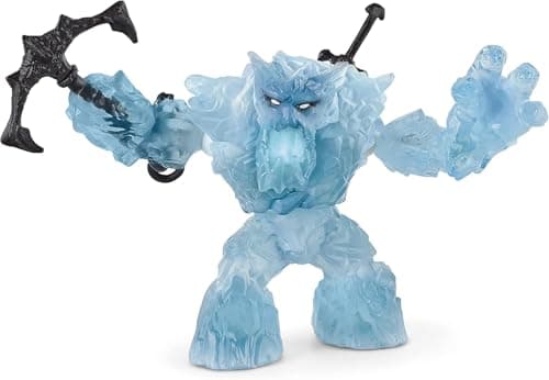 Image of Schleich ELDRADOR Creatures Ice Giant 70146 Detailed Monster Toy Figure with Movable Arms and Jaw Great Gift for Girls and Boys Toy from 7 Years 24 x 9 x 14 cm
