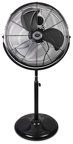 Image of Prem-i-air 20" Inch Powerful Cold Air Cooing Pedestal Air Circulator Fan with 3 Airflow Speed Settings and Height Adjustment. Use in Homes, Offices, Gym, Extra Large Areas