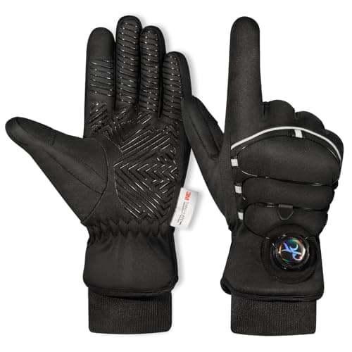 Image of 3M Thinsulate Winter Gloves Bike Cycling Gloves- Men & Women, -10°F Thermal, Touchscreen,Anti-Slip,Skiing,Running,Hiking,Driving,Snowboarding,Outdoor Sports-010-S