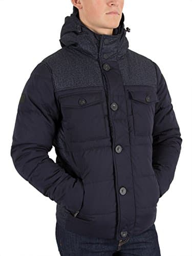 Image of Superdry Men's TECH Tweed Jacket Sports, Blue (Navy), (Size: 3X-Large)