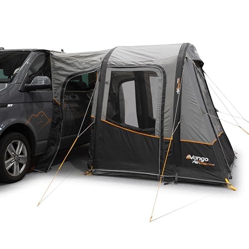 Image of Vango Faros III Air Drive Away Campervan Awning – Compact Inflatable AirBeam Awning, 4000mm 150D Waterproof Sentinel Active Fabric - Suitable for Campervans & Motorhomes (Low (180-210cm))