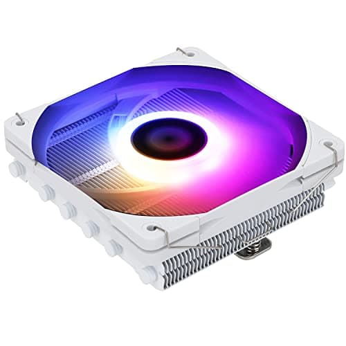 Image of Thermalright AXP120-X67 WHITE ARGB Low Profile CPU Air Cooler with Quite 120mm TL-C12015W-S PWM Fan, 6 Heat Pipes, 67mm Height, for AMD AM4/Intel LGA 1700/1150/1151/1155/1156/1200/20XX
