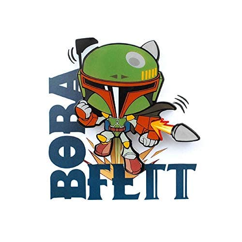 Image of 3D Light FX 6E4-0BD-A66 Star Wars Boba Fett Mini Light Children's, Multicolour, OneSize