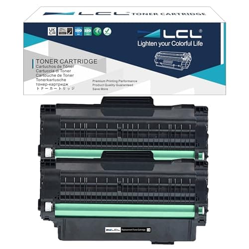 Image of LCL D1052L Toner Cartridge Replacement for Samsung MLT-D1052L MLT-D1052S for Samsung ML-1910 ML-1915 ML-2525 ML-2525W ML-2540 ML-2545 ML-2580n SCX-4600 SCX-4623F SCX-4623fn SCX-4623FW SF-650 (2Black)
