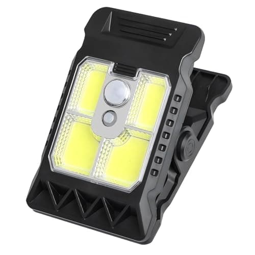 Image of Clip on Outdoor Solar Lights,Solar Powered Security Light,Outdoor Motion Sensor,IP65 Waterproof Solar Wall Light for Front Door, 3 Modes Outd/oor Solar Clip Light,Extensive Usage Backyard Fence,COB