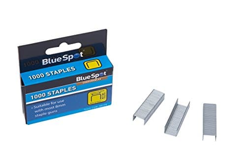 Image of Blue Spot Tools 35114 Crown Flat Wire Staples Style, Silver