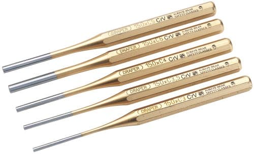 Image of Draper 13041 Expert Octagonal Parallel Pin Punch Set, 5 Pcs