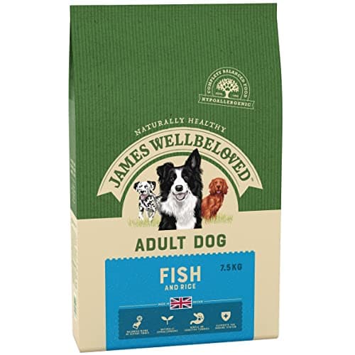 Image of James Wellbeloved Complete Dry Adult Dog Food Fish and Rice, 7.5 kg