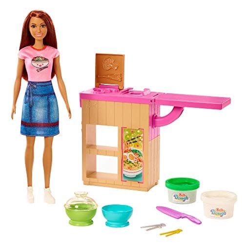 Image of Barbie Noodle Maker Doll and Playset