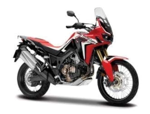 Image of Maisto HONDA AFRICAN TWIN Motorbike - 1:18 Scale - Incredibly Detailed Die-Cast Replica Collectible Motorcycle Model, Red