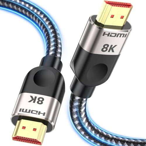 Image of Southlight HDMI 2.1 Cable 5M, 8K@60Hz 4K@120Hz Ultra HD Cable High-Speed Lead 48Gbps, 7680x4320,Supports eARC HDR10 HDCP 2.2 & 2.3 DTS: X 3D CEC Compatible with all HDMI devices PC/TV/HDTV/Blu-ray