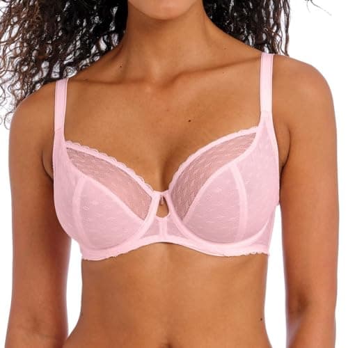 Image of Freya Women's Signature Underwire Plunge Bra, Barely Pink, 36FF