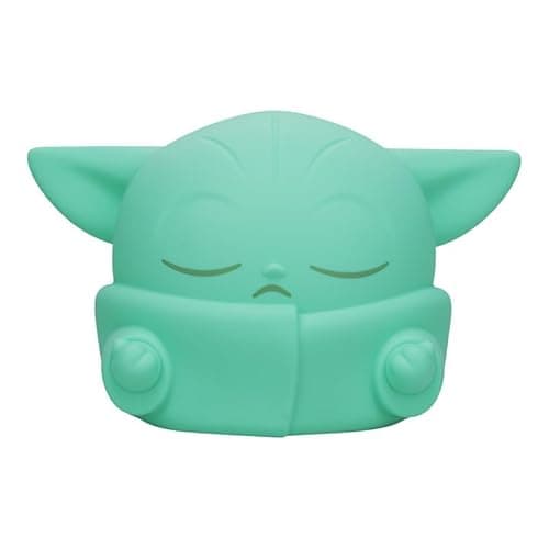Image of Paladone, Star Wars The Mandalorian Grogu SquishyGlo Silicone Night Light, Soft Squishy LED Lamp with 3 Brightness Levels & Auto-Off, Rechargeable Kids Bedroom Light