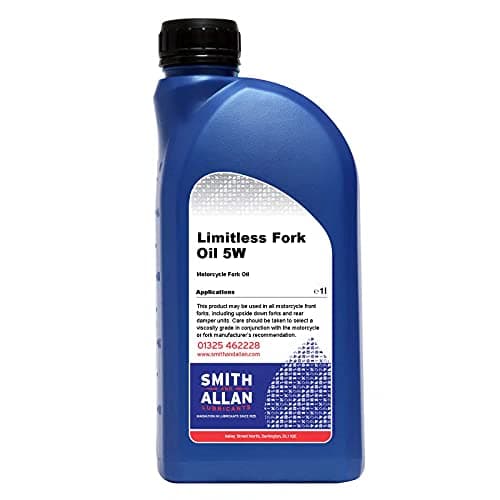 Image of Smith & Allan High Performance 5W 5wt Motorcycle Fork Oil Suspension Fluid 1 litre 1L
