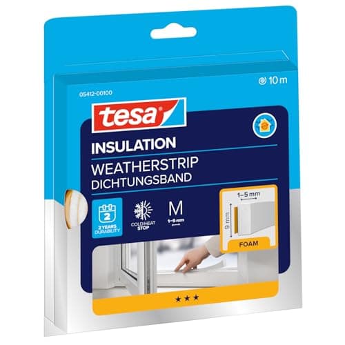 Image of tesa UK tesamoll Universal Foam White 10m x 9mm