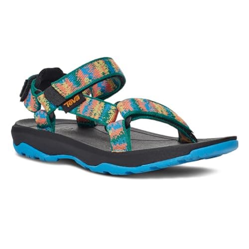Image of Teva Hurricane XLT 2 Sport Sandal, Iridescense Ibiza Blue/Nectarine, 13 UK Child