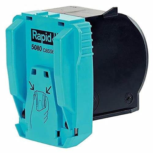 Image of Rapid R5080 Staple Refill Cassette, For Stapling up to 80 Sheets, Use with the Rapid 5080e Electric Stapler, Includes 5000 Staples, 20993700