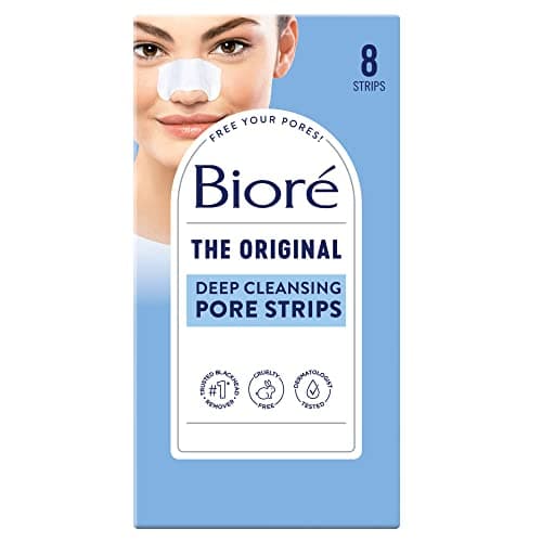Image of Biore Deep Cleansing Pore Strips for Nose, 8 Count